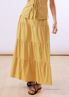 Falda Vibes Amarillo