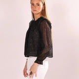 Blusa Dasia Gris Oscuro