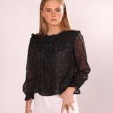 Blusa Dasia Gris Oscuro