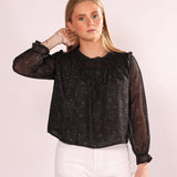 Blusa Dasia Gris Oscuro