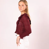 Freya Dark Red Blouse