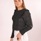 Freya Gray Blouse