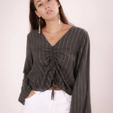 Blusa Hannah Gris Oscuro