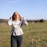 Blusa Indie Blanco Floral