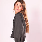 Blusa Libra Gris Oscuro