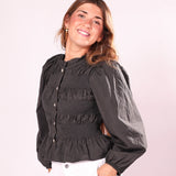 Blusa Libra Gris Oscuro