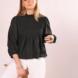 Blusa Nessa Gris Oscuro