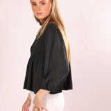 Blusa Nessa Gris Oscuro