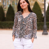 Navy Blue Wila Blouse