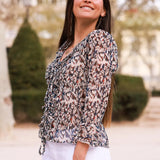 Navy Blue Wila Blouse