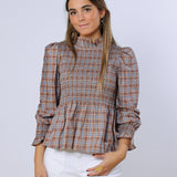 Brown Area Blouse