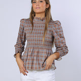 Brown Area Blouse