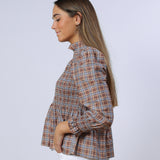 Brown Area Blouse