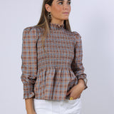 Brown Area Blouse