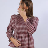 Blusa Area Rojo Oscuro