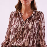 Blusa Bianca Blanco Floral