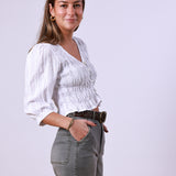 Cala White Blouse