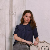 Navy Blue Cami Blouse