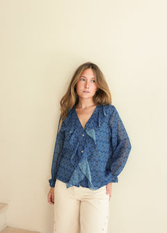 Blusa Camila Azul