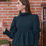 Elia Dark Gray Blouse