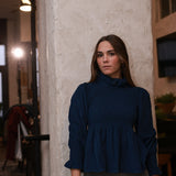 Elia Navy Blue Blouse