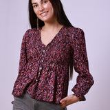 Blusa Fiona Morado Rosado