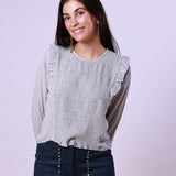 Blusa Jade Gris