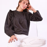 Blusa Leonor Gris Oscuro