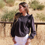Blusa Leonor Gris Oscuro