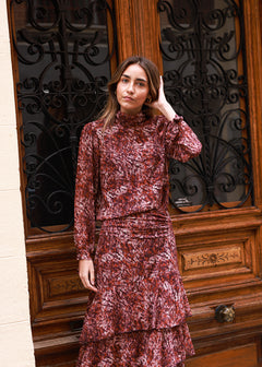 Blusa Rue Rosado Oscuro