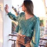 Green Rumi Blouse