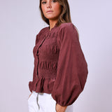 Blusa Sage Rosa Oscuro