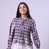 Selma Purple Pink Blouse