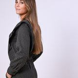 Dark Gray Siena Blouse