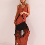 Bolso Flecos Ante