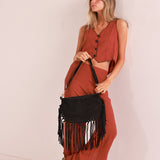 Bolso Flecos Ante