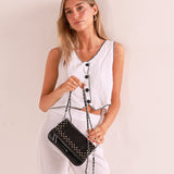 Bolso Mini Tachuelas Negro
