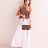 Bolso Mini Tachuelas Marrón