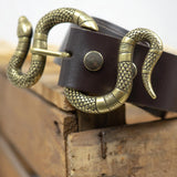 Brown Snake Skin Belt