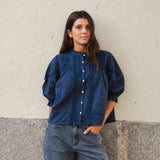 Camisa Julieta Azul Marino