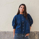 Camisa Julieta Azul Marino