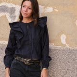 Camisa Valeria Gris Oscuro