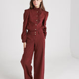 Camisa Verona Rojo Oscuro