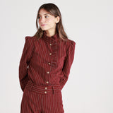 Camisa Verona Rojo Oscuro