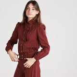 Camisa Verona Rojo Oscuro