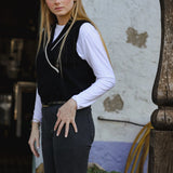 Galilea Black Vest