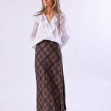 Falda Garnet Gris Oscuro