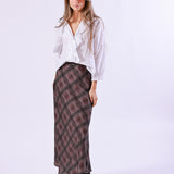 Falda Garnet Gris Oscuro