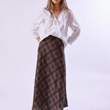 Falda Garnet Gris Oscuro