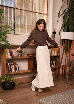 Falda Melinda Blanco Floral